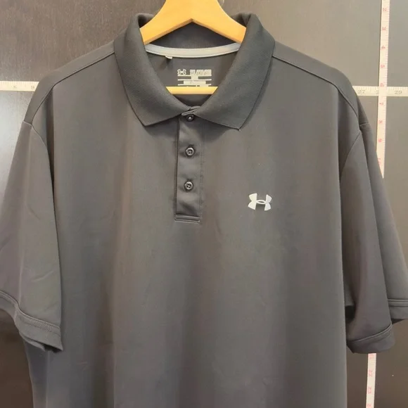 Under Armour Men's Black Polo Shirt - Picture 2 of 5